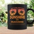 Just A Girl Who Loves Sunshine And Mahjong For Woman Coffee Mug Gifts ideas