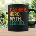 Kassierer Hero Myth Legend Retro-Kassierer Im Vintage-Stil Tassen Geschenkideen