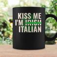 Kiss Me Im Irish Italian Funny St Patricks Day Coffee Mug Gifts ideas