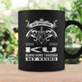 Ku Blood Runs Through My Veins Coffee Mug Gifts ideas