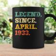 Legend Since April 1933 Funny 90Th Birthday 90 Years Old Coffee Mug Gifts ideas