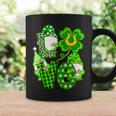 Leopard Love Three Gnomes Lucky Shamrock St Patricks Day Coffee Mug Gifts ideas