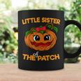 Little Sister Of The Patch Funny Matching Halloween Pumpkins Coffee Mug Gifts ideas