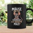 Lustiges Mäuse-Motiv Tassen, Ich bin eine Maus Spruch, Schwarz Geschenkideen