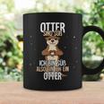 Lustiges Otter Tassen: Ich Bin Süß, Also Bin Ich Ein Otter - Schwarz Geschenkideen