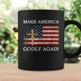 Make America Godly Again American Flag Shirt Coffee Mug Gifts ideas