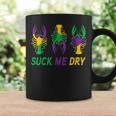 Mardi Gras Outfit Funny Suck Me Dry Crawfish Carnival Party Coffee Mug Gifts ideas