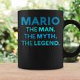 Mario The Man The Myth The Legend Name Personalized Boys Coffee Mug Gifts ideas