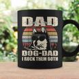 Mens Alaskan Klee Kai Dad And Dog Dad I Rock Them Both Vintage Coffee Mug Gifts ideas