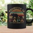 Mens Bear Promoted To Papa Est 2021 Vintage Fathers Day Gift Coffee Mug Gifts ideas