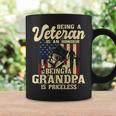 Mens Being A Veteran Is An Honour - Patriotic Us Veteran Grandpa Coffee Mug Gifts ideas
