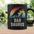 Mens Dadsaurus Dad Dinosaur Vintage For Fathers Day Coffee Mug Gifts ideas