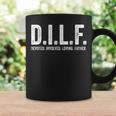 Mens Dilf Men Funny Fathers Day Gift For Dad Coffee Mug Gifts ideas