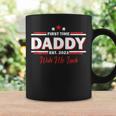 Mens First Time Daddy Est 2023 Wish Me Luck | Fathers Day Coffee Mug Gifts ideas