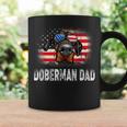 Mens Fun Doberman Dad American Flag Father’S Day Bbnk Coffee Mug Gifts ideas