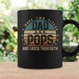 Mens Funny Fathers Day Idea - I Have Two Titles Dad And Pops Coffee Mug Gifts ideas