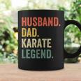 Mens Funny Martial Arts Husband Dad Karate Legend Vintage Coffee Mug Gifts ideas
