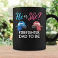 Mens Gender Reveal He Or She Dad To Be Firefighter Future Father Coffee Mug Gifts ideas