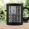 Mens Husband Daddy Hero Gold Miner Father Day Gift Coffee Mug Gifts ideas