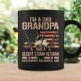 Mens I Am Veteran Grandpa Desert Storm Veteran Gift Memorial Day Coffee Mug Gifts ideas