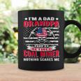 Mens Im Dad Grandpa Retired Coal Miner - Nothing Scares Me Gift Coffee Mug Gifts ideas