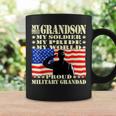 Mens My Grandson My Soldier Hero Proud Military Grandad Gifts Coffee Mug Gifts ideas