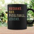 Mens Pickleball Funny Husband Dad Legend Vintage Fathers Day Coffee Mug Gifts ideas