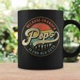 Mens Pops Because Grandpa Is For Old Guys Funny Dad Grandpa Gift Coffee Mug Gifts ideas