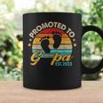 Mens Promoted To G Pa 2023 Fathers Day Funny First Time Dad Coffee Mug Gifts ideas