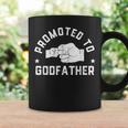 Mens Promoted To Godfather Est 2019Shirt Fathers Day Gifts Coffee Mug Gifts ideas