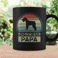 Mens Schnauzer Papa Fathers Day Dad Grandfather Mini Schnauzie Coffee Mug Gifts ideas