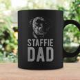 Mens Staffordshire Bull Terrier In Black For Men - Staffie Dad Coffee Mug Gifts ideas