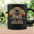 Mens The Dad Abides Retro Fathers Day Coffee Mug Gifts ideas