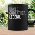 Mens Uncle Godfather Legend Best Godfather Proposal Baptism Coffee Mug Gifts ideas