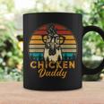 Mens Vintage Chicken Daddy Chicken Dad Father Farmer Retro Coffee Mug Gifts ideas