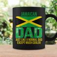 Mens Vintage Jamaican Dad Jamaica Flag Design For Fathers Day Coffee Mug Gifts ideas