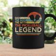 Mens Vintage Pickleball Dad The Man The Myth The Legend Coffee Mug Gifts ideas