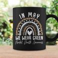 Mental Health Matters We Wear Green Mental Health Awareness Gift For Men Coffee Mug Gifts ideas
