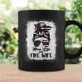 Mom Life And Fire Wife Firefighter Patriotic American Flag Gift For Womens Coffee Mug Gifts ideas