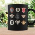 Monkey Chimpanzee Gorilla Spider Monkey Squirrel Monkey Coffee Mug Gifts ideas