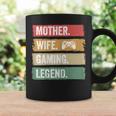 Mutter Video Gaming Legende Vintage Video Gamer Frau Mama V2 Tassen Geschenkideen