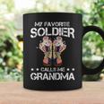My Favorite Soldier Calls Me Grandma Proud Army Mom Gift Gift For Womens Coffee Mug Gifts ideas