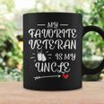 My Favorite Veteran Is My Uncle Proud Army Family Matching Coffee Mug Gifts ideas