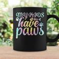 My Kids Have Paws For Cats Mom And Cats Dad Tie Dye Coffee Mug Gifts ideas