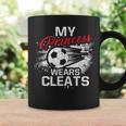 My Princess Wears Cleats Soccer Mom Dad Soccer Player Coffee Mug Gifts ideas