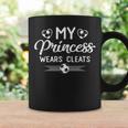 My Princess Wears Cleats Soccer Mom DadCute Gifts Coffee Mug Gifts ideas