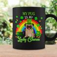 My Pug Is My Lucky Charm St Patricks Day Dog Owner Coffee Mug Gifts ideas