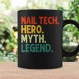 Nail Tech Hero Myth Legend Vintage Maniküreist Tassen Geschenkideen