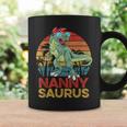 NannysaurusRex Dinosaur Funny Vintage Nanny Saurus Family Coffee Mug Gifts ideas
