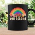 Nobody Know Im A Lesbian Retro Groovy Lgbt Pride Month Ally Coffee Mug Gifts ideas